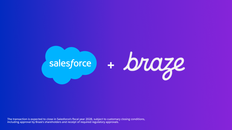 Salesforce y Braze anuncian acuerdo para impulsar el marketing con inteligencia artificial